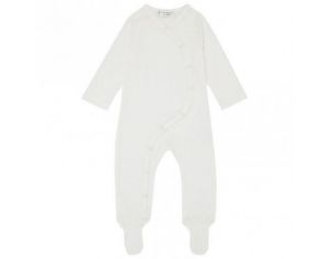 SENSE ORGANICS Pyjama Naissance Bébé en Coton Bio Blanc