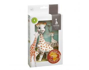 VULLI Coffret Sauvegardons les Girafes - Sophie la Girafe et son Porte-Clé  - Dès la naissance
