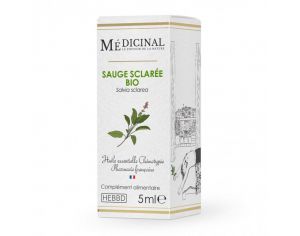 MEDICINAL Huile Essentielle Bio - Sauge Scare - 5 ml