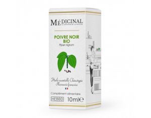 MEDICINAL  Huile Essentielle Bio - Poivre Noir - 10 ml