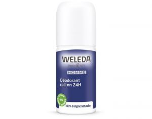WELEDA Déodorant Roll-On 24H - Homme - 50 ml