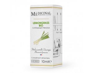 MEDICINAL Huile Essentielle Bio - Lemongrass - 10 ml