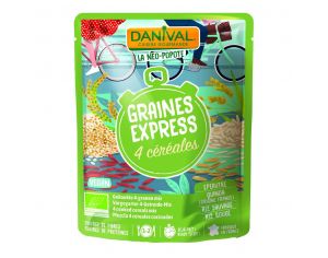 DANIVAL Graines Express 2 céréales-2 légumineuses 250g bio
