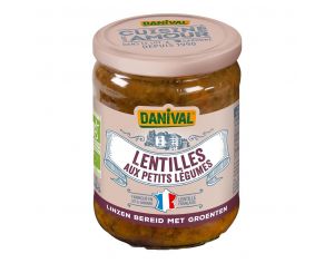 DANIVAL Lentilles cuisinées aux petits légumes 525g