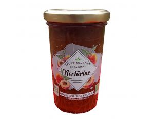 LES CHAUDRONS DE GARONNE Préparation 100% Fruits Nectarine Bio - 275g
