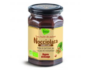 RIGONI DI ASIAGO Nocciolata Sans Lait Pâte à tartiner Cacao Noisettes