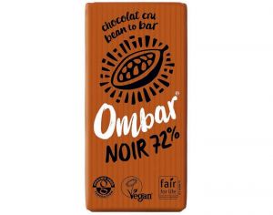 OMBAR Chocolat 72% Cacao Cru - 35 g