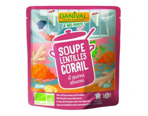 DANIVAL Soupe aux lentilles corail-épices douces