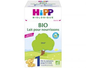 HIPP Lait pour Nourrisson 1 - De 0 à 6 Mois - 600g