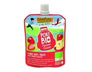 DANIVAL Poki Bio pomme-fraise