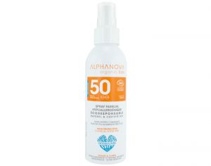 ALPHANOVA Spray Solaire Familial Hypoallergénique SPF50 Bio - 150 ml