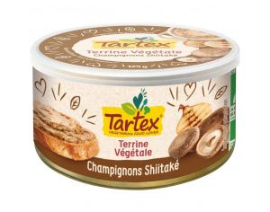 TARTEX Terrine Végétale - Champignons Shiitake - 125g