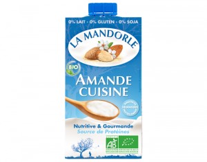 LA MANDORLE Crème Végétale Amande Cuisine - 25 cl