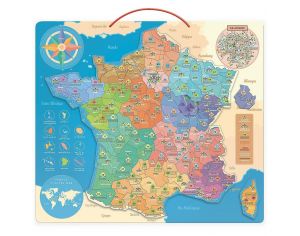 VILAC Carte de France Educative Magnétique - Dès 5 ans 
