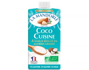 LA MANDORLE Crème Végétale Coco Cuisine - 25 cl