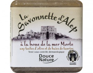 DOUCE NATURE Savonnette d'Alep Boue de la Mer Morte - 100 g