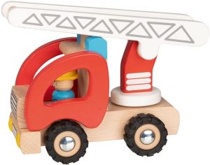 GOKI Camion de Pompiers avec Echelle - Dès 2 ans