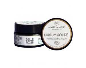 AIMÉE DE MARS Parfum Solide BELLE ROSE - Cosmos Natural 15 g