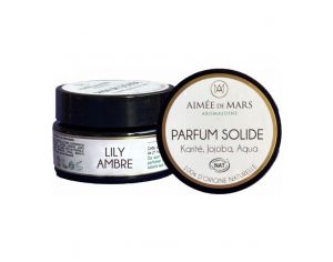 AIMÉE DE MARS Parfum Solide LILY AMBRE - Cosmos Natural 15 g