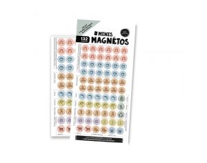 BELLES COMBINES Les Mini Magnétos - 132 Aimants - Dès 3 ans