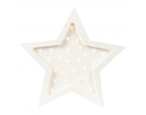 LITTLE LIGHTS Lampe Veilleuse - Étoile blanche - Dès 3 ans
