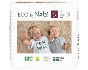 NATY Culottes d'Apprentissage Eco By Naty 5 Junior (12-18 Kg) - Paquet de 20