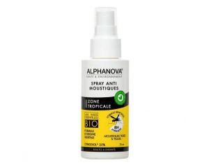 ALPHANOVA SANTE Spray Anti-Moustique Zone Tropicale - 75 ml