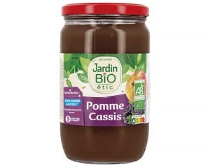 JARDIN BIO Compote Familiale Biofruits Pomme Cassis - 680 g