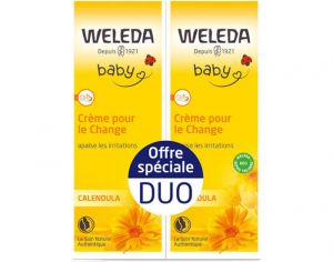 WELEDA Bébé Duo Crème pour le Change Calendula  - 2 x 75 ml