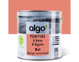 ALGO PAINT Peinture Saine et Ecologique Algo - Rouge Insouciant