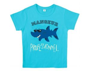 COQ EN PATE T-shirt en coton bio - Requin Bleu