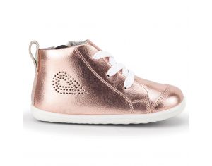 BOBUX Chaussures Bobux StepUp Alley-Oop - Rose Gold Metallic