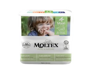 MOLTEX Couches Ecologiques Taille 4 - 7-18 kg - Sachet de 29 Couches