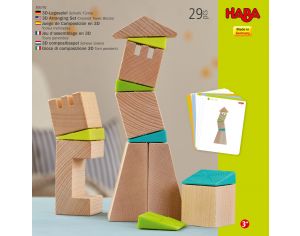 HABA Tours Penchées HABA - Jeu D'Assemblage 3D - Dès 3 ans