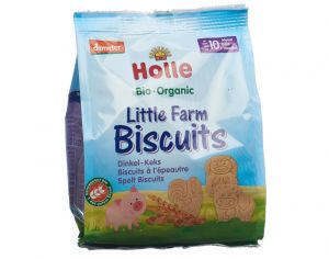 HOLLE Little Farm Biscuits à l'Epeautre - 100 g - Dès 10 mois