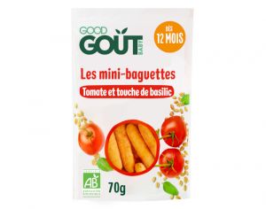 GOOD GOUT Mini-Baguettes à la Tomate - Dès 10 mois - 70g