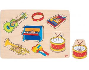 GOKI Puzzle Sonore Instruments de Musique - Des 12 mois