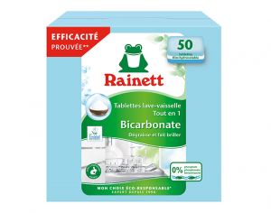 RAINETT Tablettes Lave Vaisselle Tout en 1 - 50 Tablettes