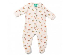 LITTLE GREEN RADICALS Pyjama Bébé en Coton Bio - Canard 9-12 mois