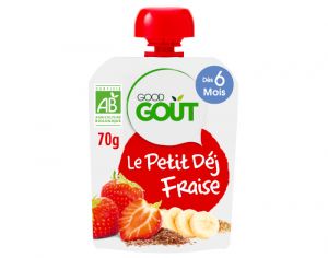GOOD GOUT Le Petit Déj Fraise - Dès 6 mois - 70 g
