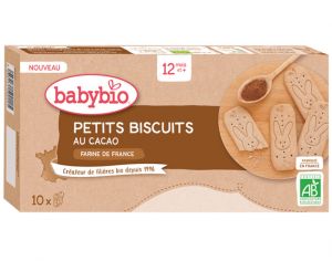 BABYBIO Petits Biscuits au Cacao - Dès 12 mois - 160g