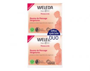 WELEDA Duo Baume de Massage Vergetures - 2 x 150 ml