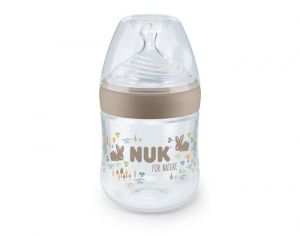 NUK Biberon Crème Nuk For Nature Temperature Control - 150ml - Tétine S