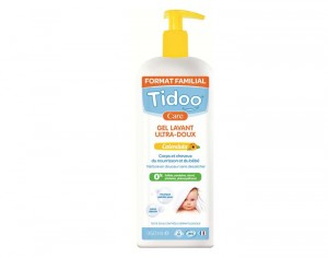 TIDOO Gel Lavant Ultra Doux Bio 2 en 1 au Calendula - 950 ml