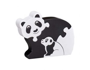 LANKA KADE Puzzle en bois Panda et son bébé - Dès 10 mois
