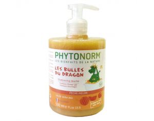 PHYTONORM Shampooing-Douche les Bulles du Dragon - Pêche Melon