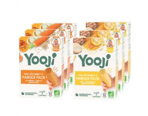 YOOJI Btonnets  Manger-Main - Butternut & Mas - Lot de 6 - Ds 12 mois