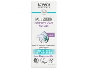 LAVERA Basis Sensitiv Crème Hydratante Apaisante - 50 ml