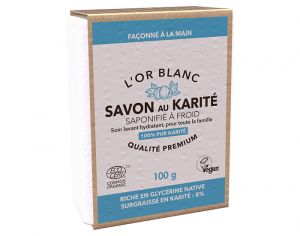 OKA COSMETICS Savon L'Or Blanc 100% Karité - 100 g