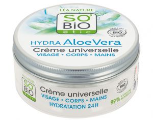 SO'BIO ÉTIC Crème Universelle, Visage, Corps & Mains - Hydra Aloe Vera - 150ml
